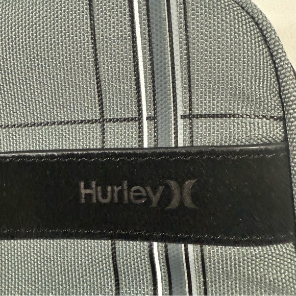 Hurley Gray and Black Plaid Laptop Bag - Picture 2 of 6